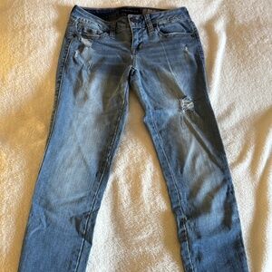 Aeropostle Ankle Jegging, Size 0, Lightwash